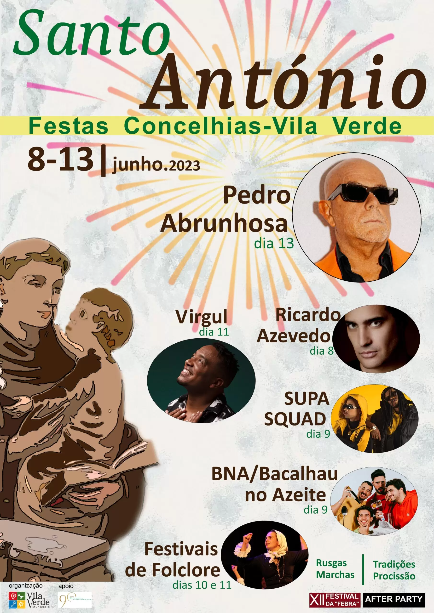 Programa das Festas de Santo António Vila Verde 2023