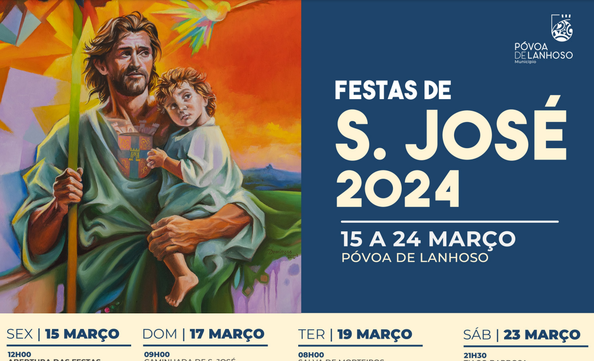 Programa das Festas de São José da Póvoa de Lanhoso 2024