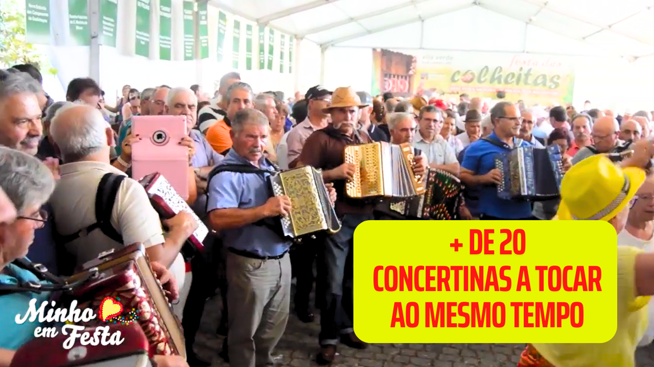 Grupo de Concertinas nas Festas das Colheitas