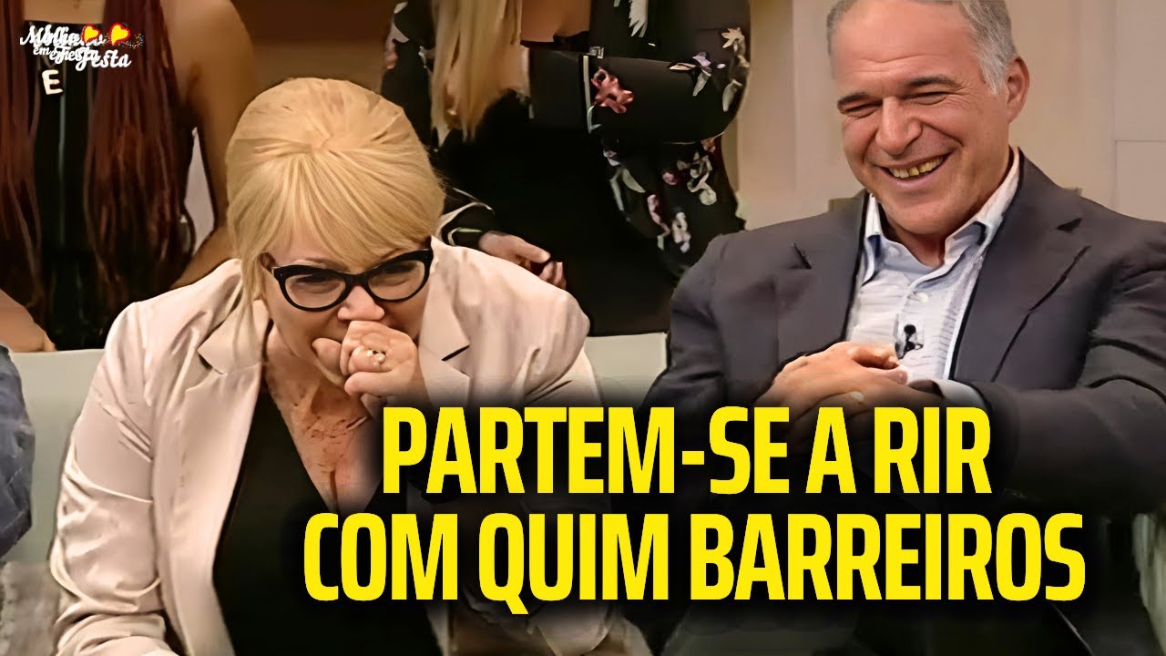 Ana Bola e Rodrigo Guedes de Carvalho DESMANCHAM-SE a RIR com Quim Barreiro