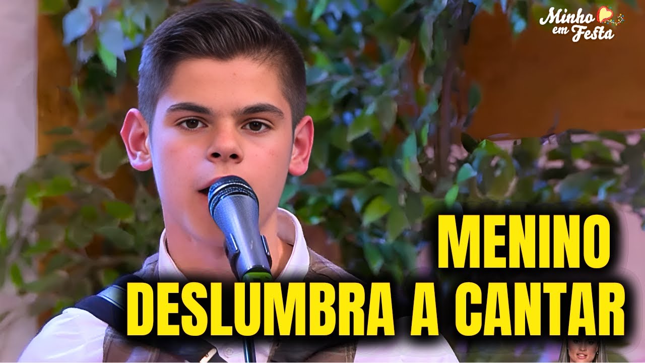 Menino DesLumbra a Cantar Os Vouguinhas