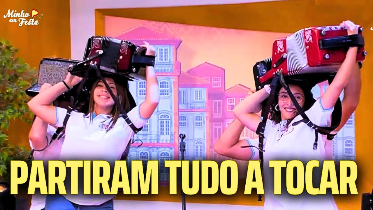 Show de tirar o fôlego!  Concertinistas partem tudo na Televisão