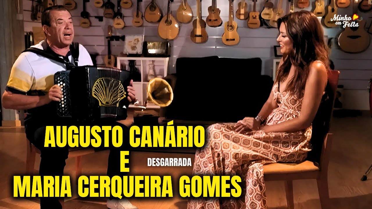 Augusto Canário canta à desgarrada para Maria Cerqueira Gomes