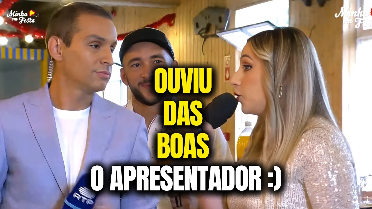 Apresentador ouviu das Boas da Cristiana Sá