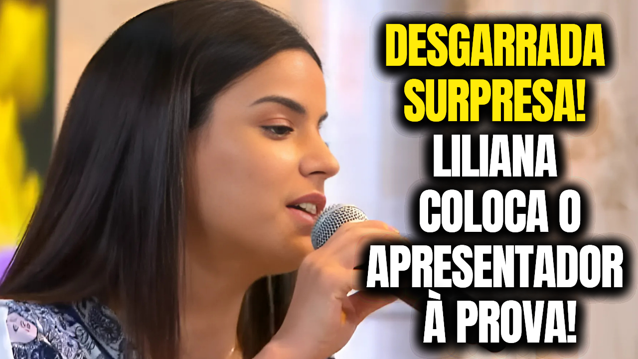 Desgarrada Surpresa Liliana Coloca o Apresentador à Prova