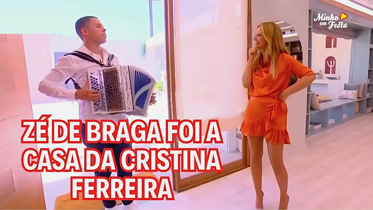 Zé de Braga foi a Casa da Cristina Ferreira a Cantar à Desgarrada