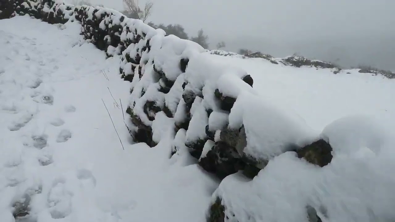 Grande Nevão Agora na Peneda. está a ficar Lindo
