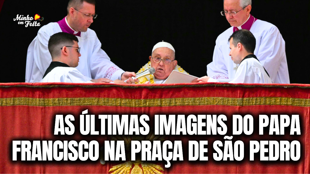 As últimas imagens do Papa Francisco na Praça de São Pedro