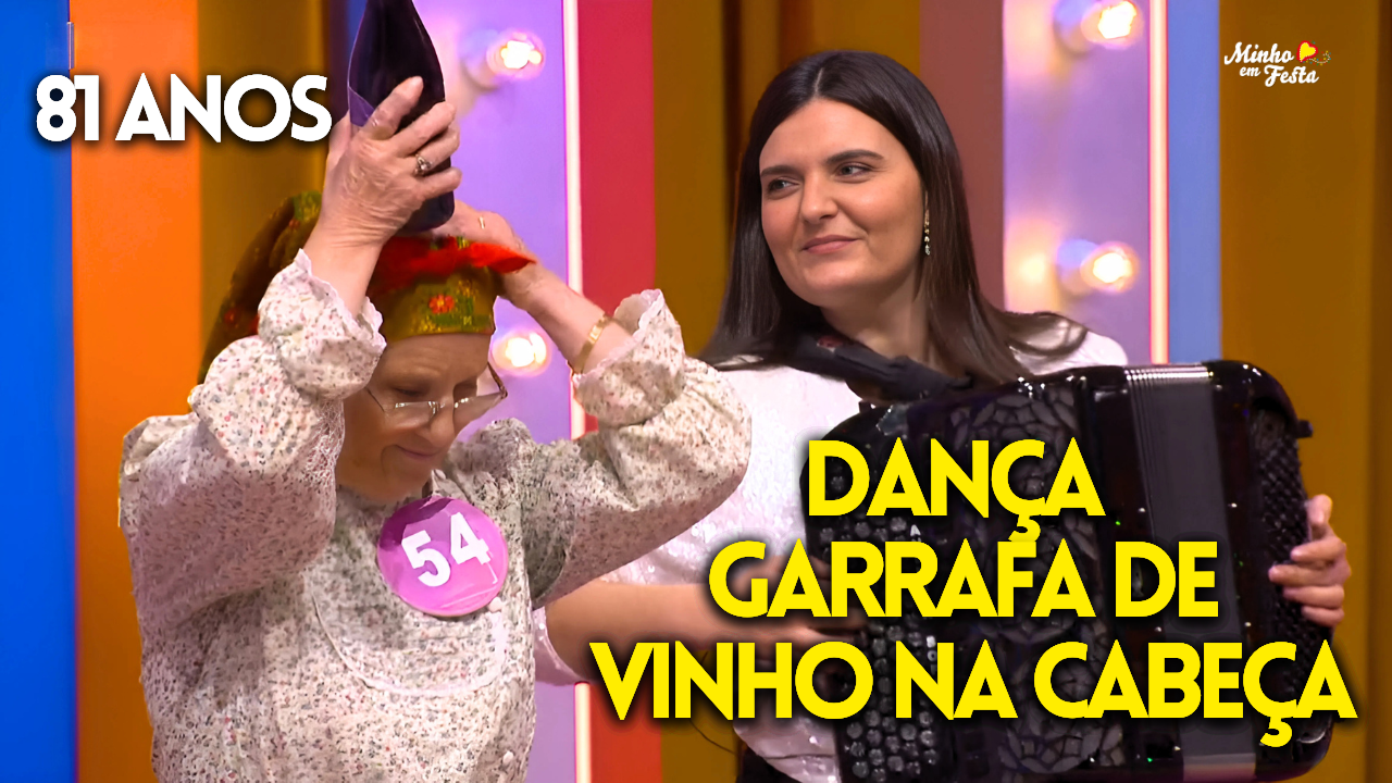Tem 81 Anos e Dança com uma Garrafa de Vinho na Cabeça! Inacreditável