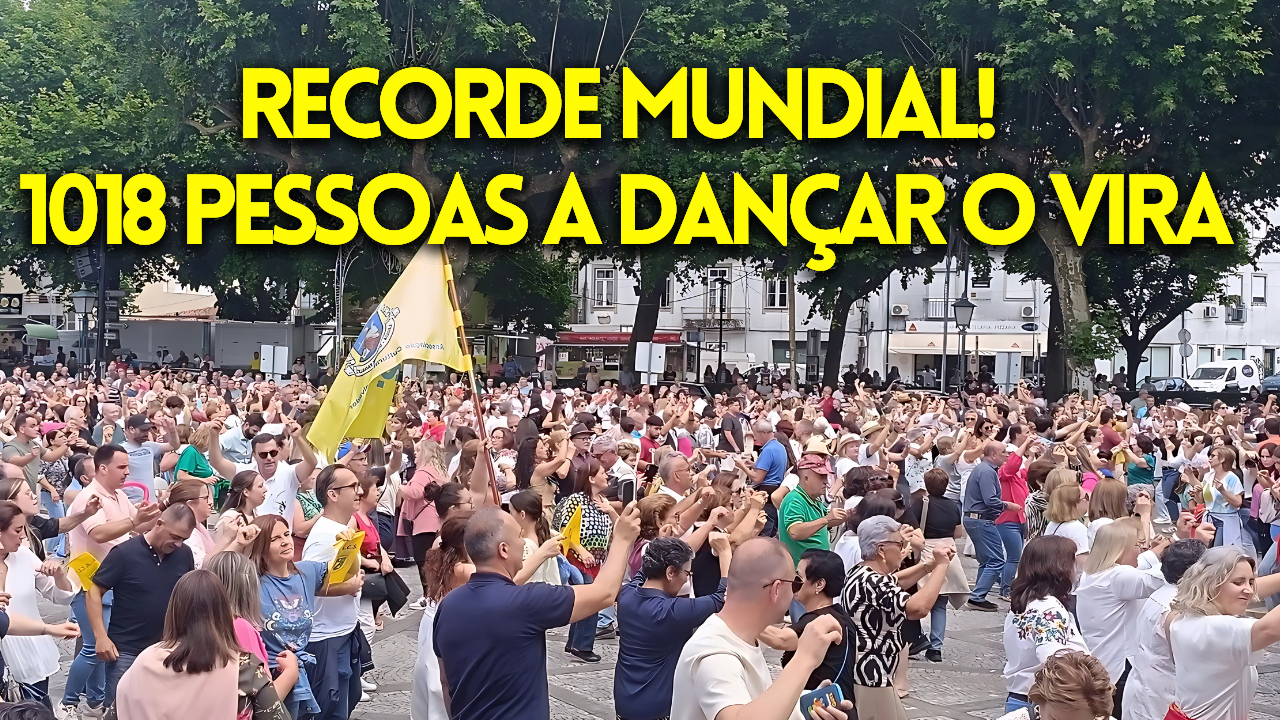 Recorde do Guinness 1018 Pessoas a Dançar o Vira  em Vila Verde