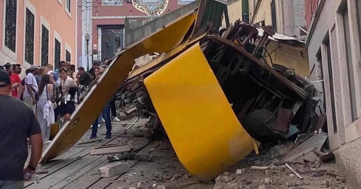 15 mortos em descarrilamento no Elevador da Glória em Lisboa