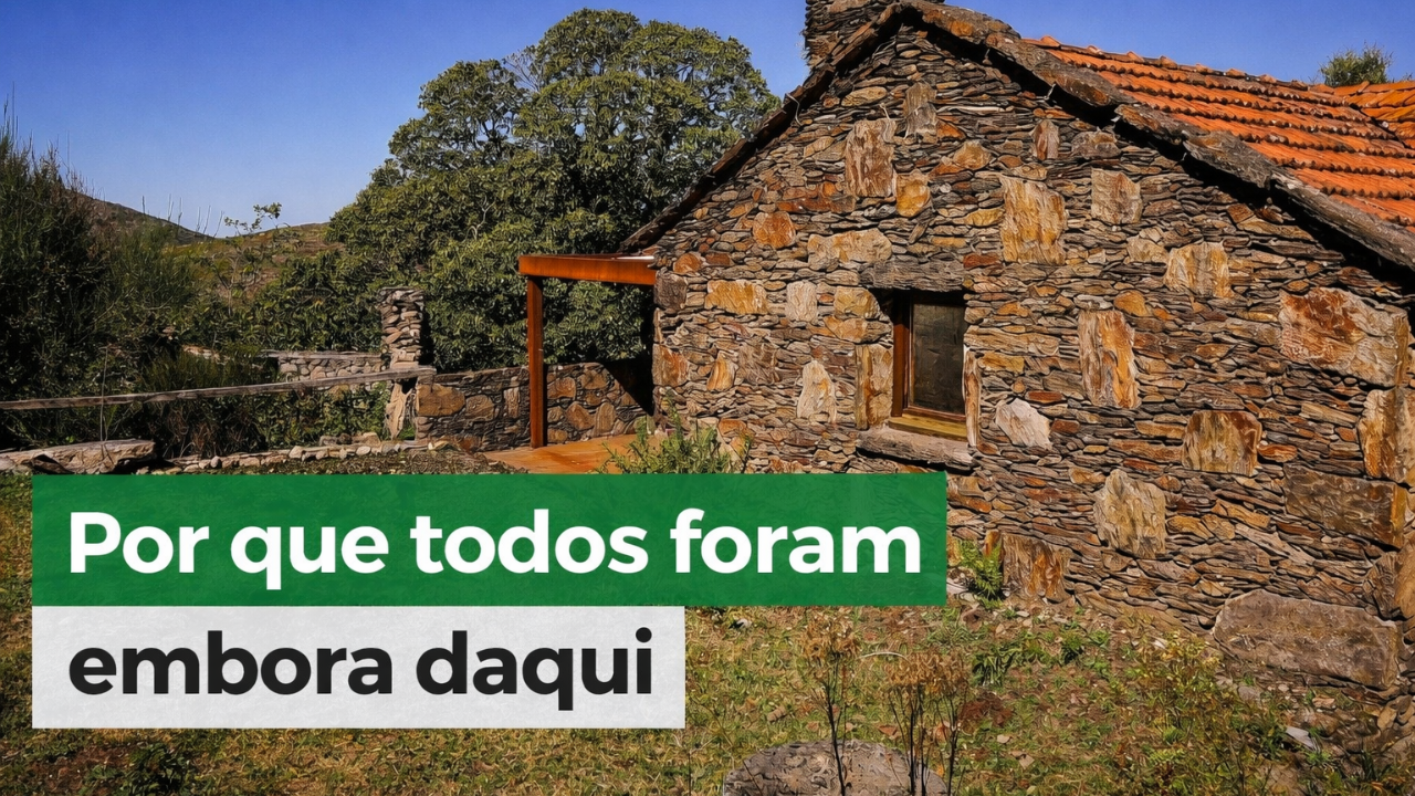 100 casas, 0 moradores Por que todos foram embora daqui