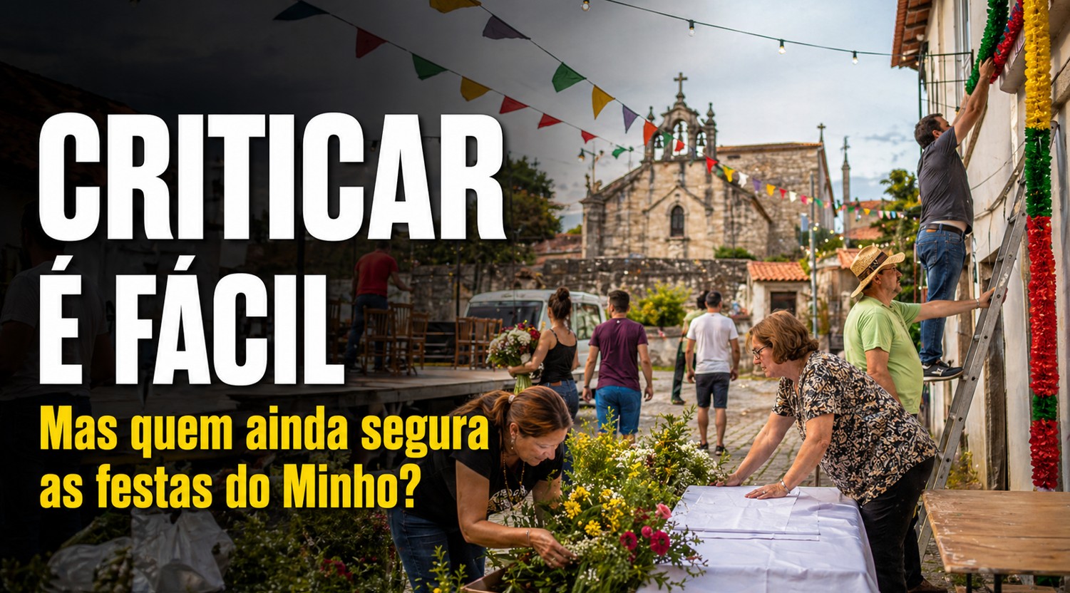 Criticar é Fácil, Fazer Acontecer é Outra História: Quem Ainda Segura as Festas do Minho?