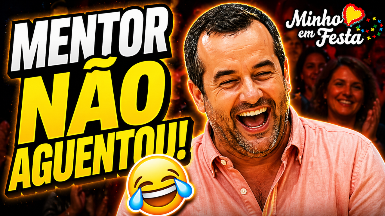 Mentor não aguentou… e desmanchou-se a rir nesta desgarrada!