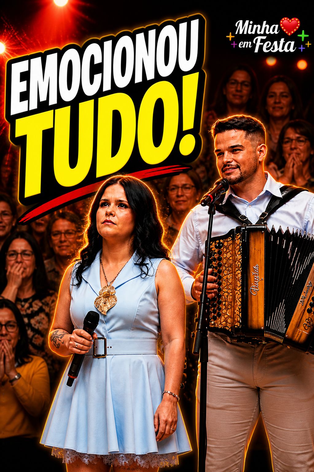 Catarina Campos e Rafael Machado emocionam e divertem em grande desgarrada